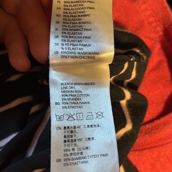 H&M Boatneck Black and Pink Striped Shirt - Picture 11 of 11